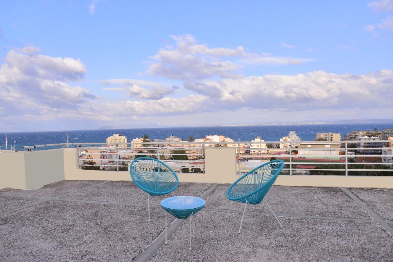 Апартаменты Panoramic Penthouse Хиос Экстерьер фото